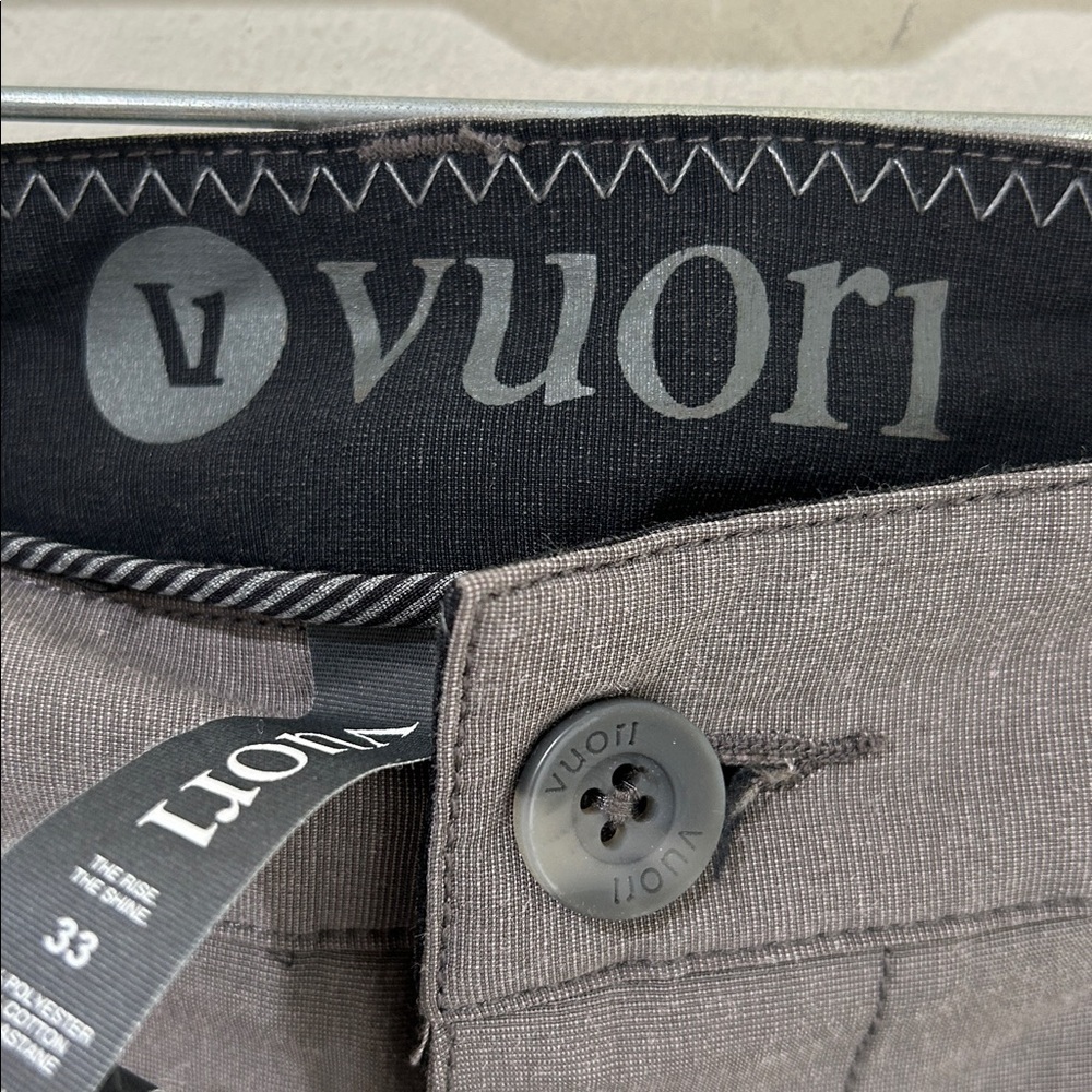 VUORI Aim Pants 30” Gray Size 33” Waist - Picture 7 of 16